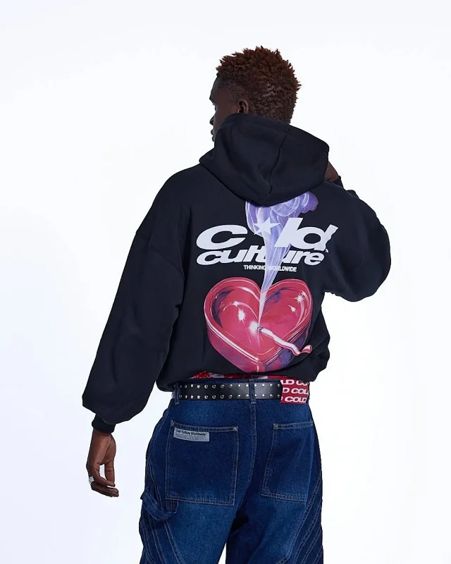 Unbranded Hoodies & Sweatshirts Oversized pullover hoodie with graphic back print product detail image 19