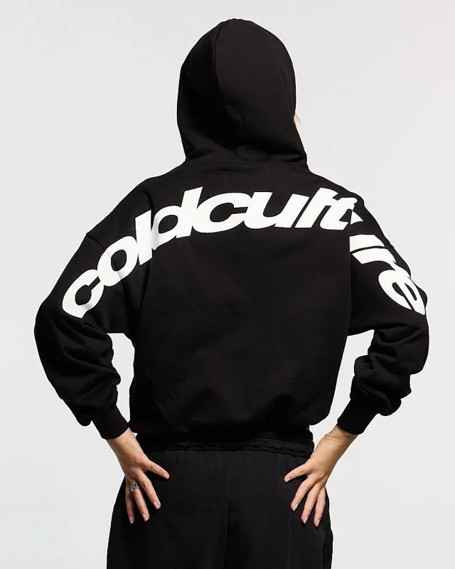 Cold Culture Hoodies & Sweatshirts Hooded sweatshirt with arched back logo print product detail image 13