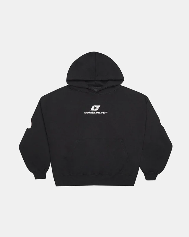 Cold Culture Hoodies & Sweatshirts Hooded sweatshirt with arched back logo print product detail image 10
