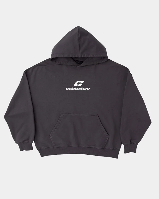 Cold Culture Hoodies & Sweatshirts Hooded sweatshirt with arched back logo print product detail image 18