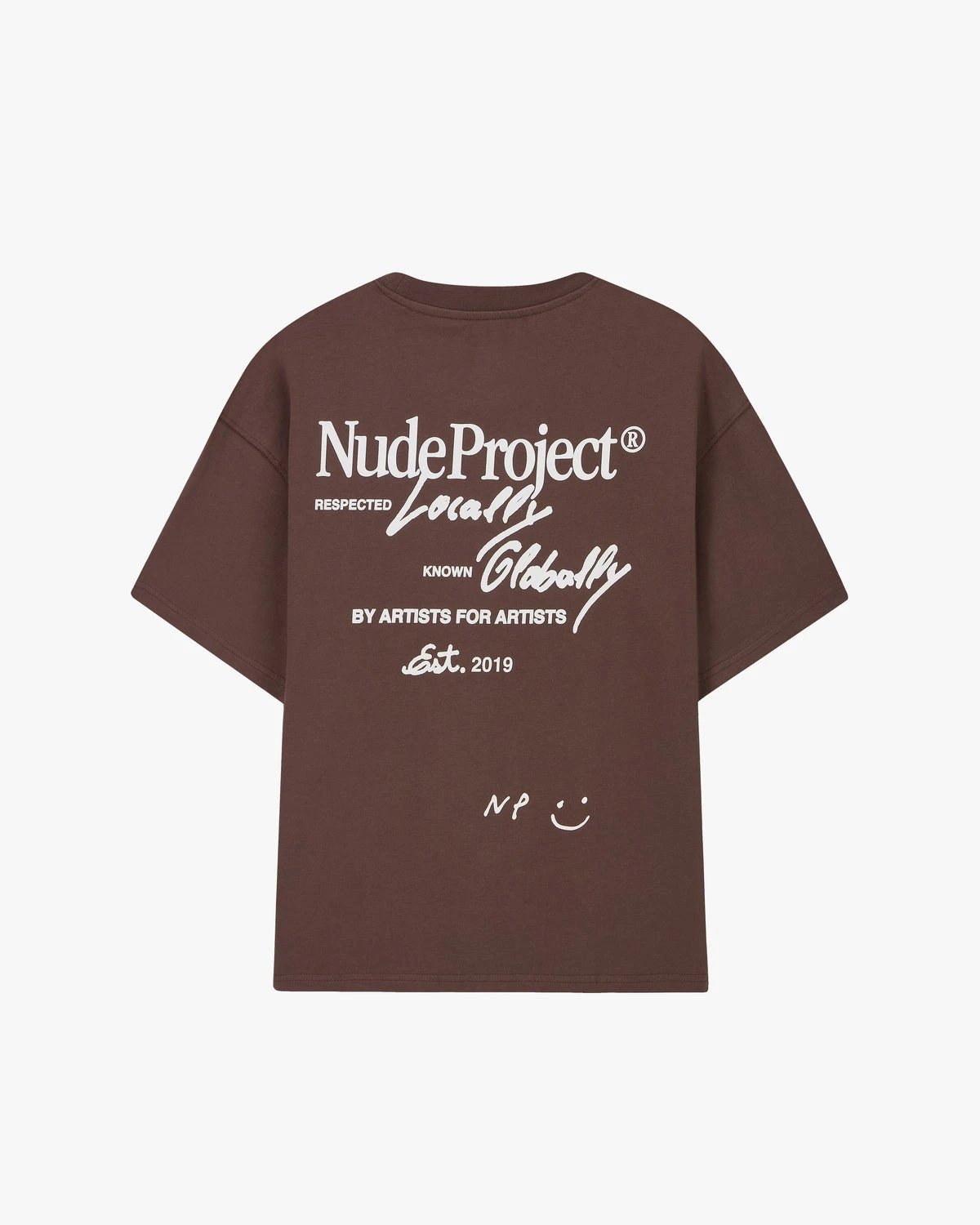 Nude Project T-Shirts Locally Globally graphic — 1