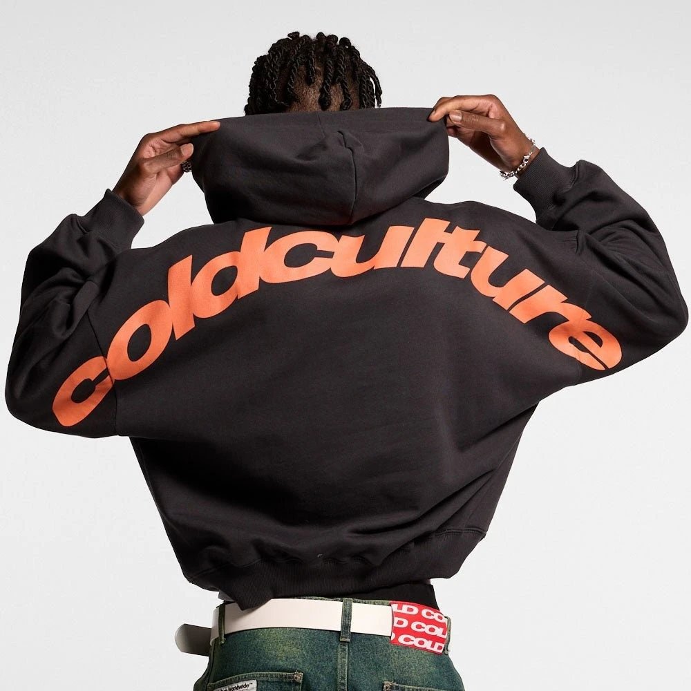 Cold Culture Hoodies & Sweatshirts Hooded sweatshirt with arched back logo print image 2
