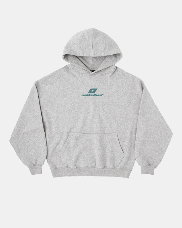 Cold Culture Hoodies & Sweatshirts Hooded sweatshirt with arched back logo print product detail image 2