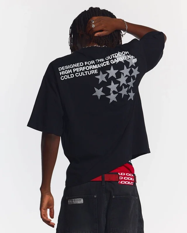 Cold Culture T-Shirts Oversized Star Graphic T-Shirt product detail image 4