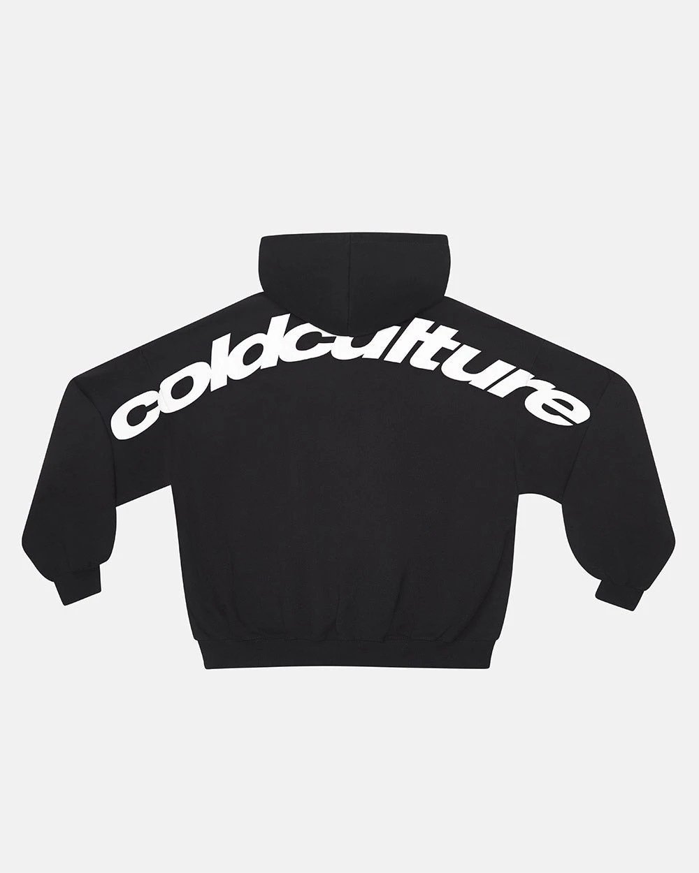 Cold Culture Hoodies & Sweatshirts Hooded sweatshirt with arched back logo print — Arc-Black B