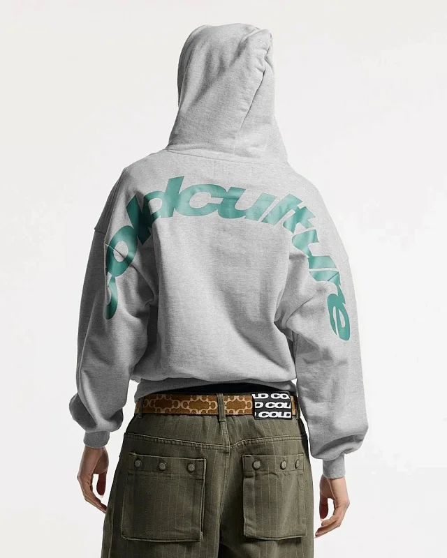 Cold Culture Hoodies & Sweatshirts Hooded sweatshirt with arched back logo print product detail image 5