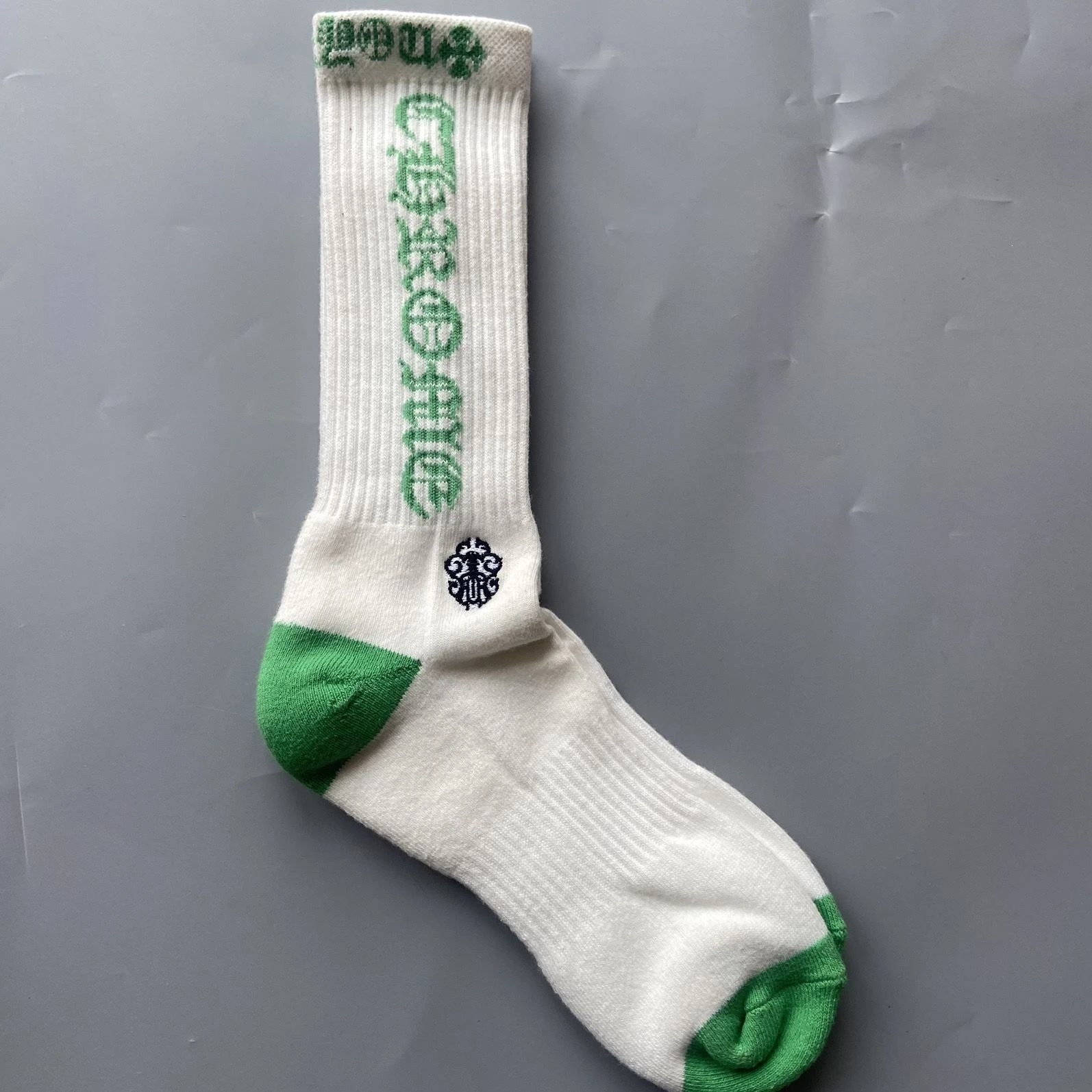 Chrome Hearts Socks Ribbed logo and lips graphic crew — Style 36