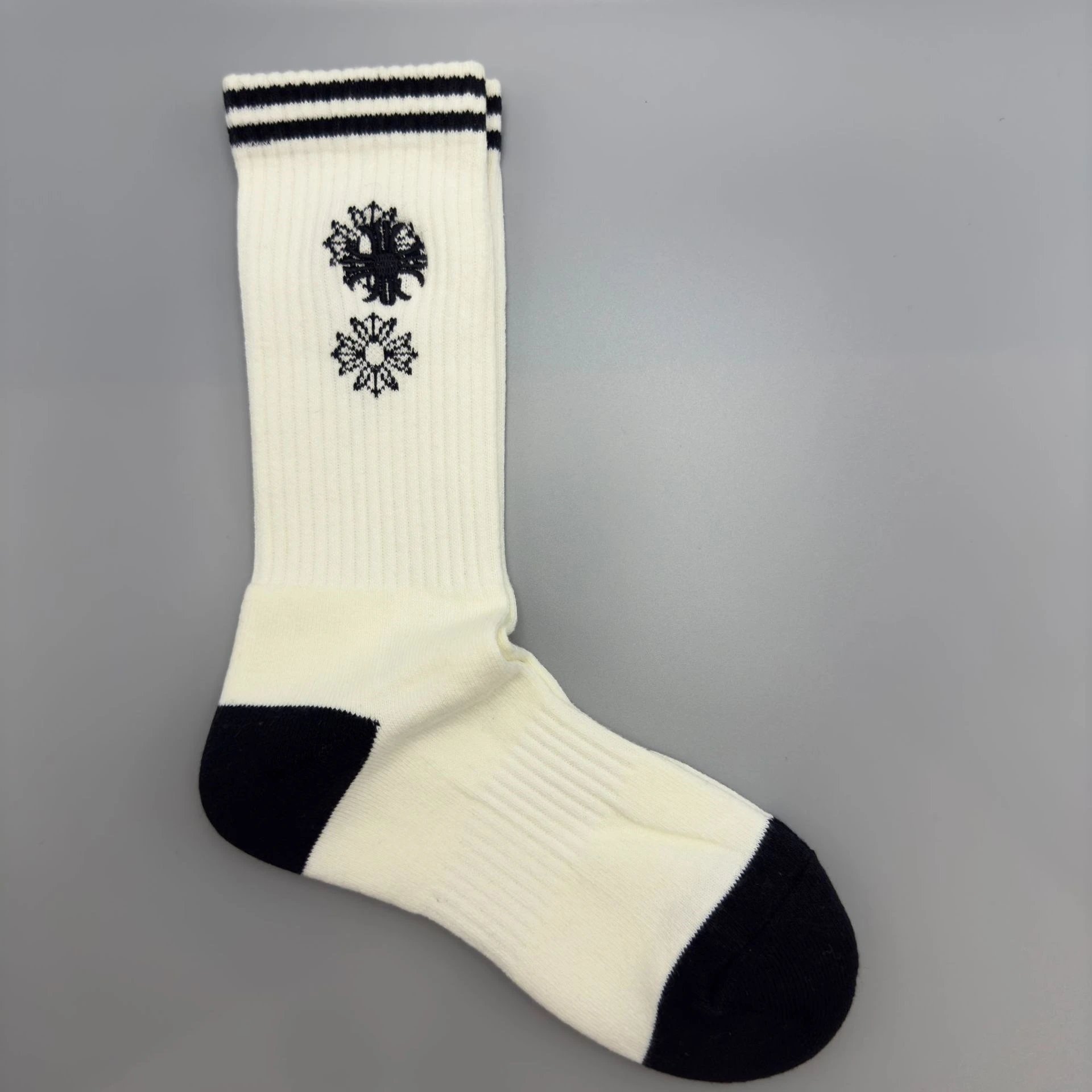 Chrome Hearts Socks Ribbed logo and lips graphic crew — Style 18