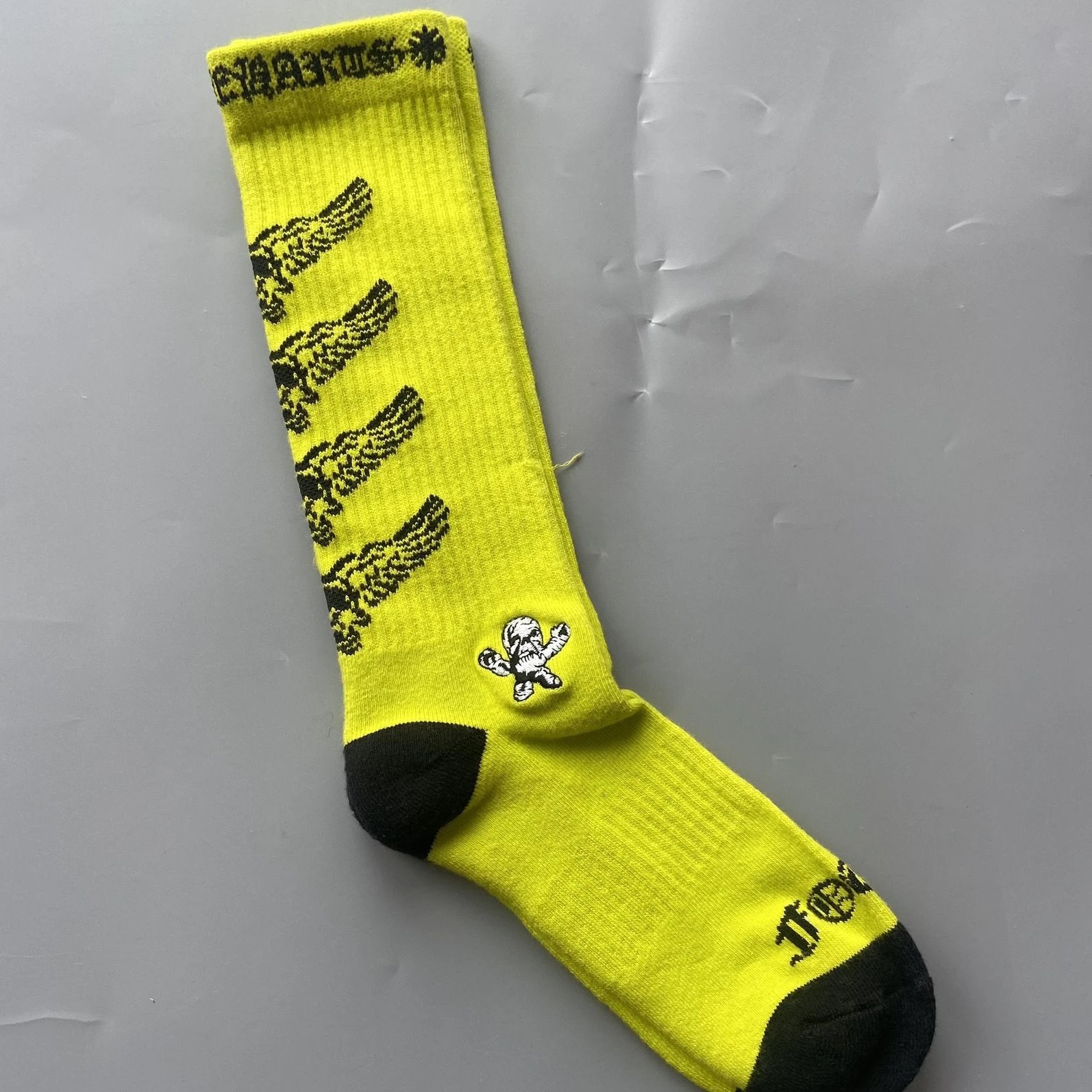 Chrome Hearts Socks Ribbed logo and lips graphic crew — Style 24