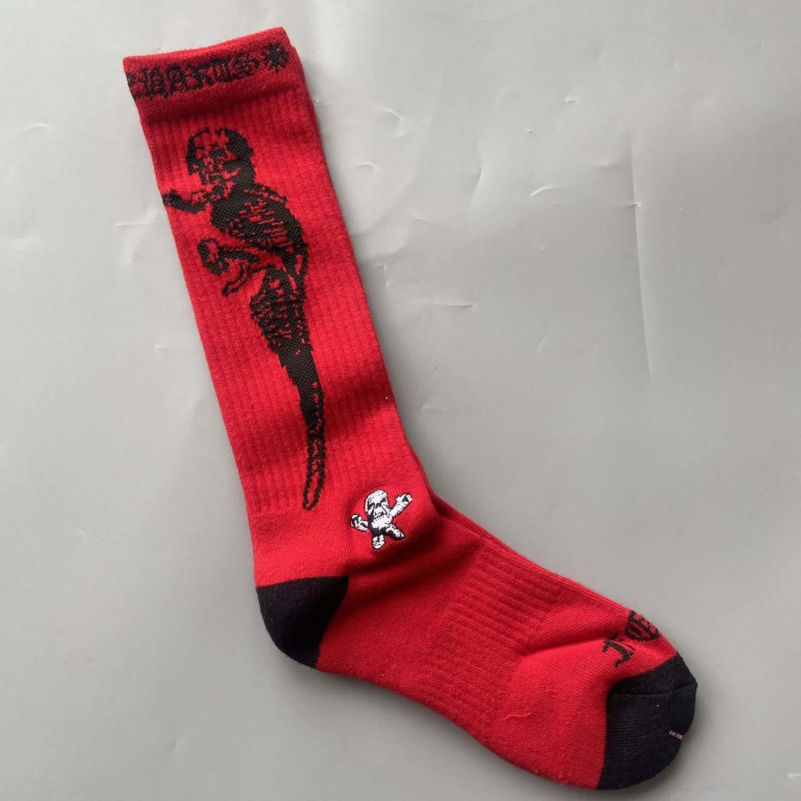 Chrome Hearts Socks Ribbed logo and lips graphic crew — Style 21