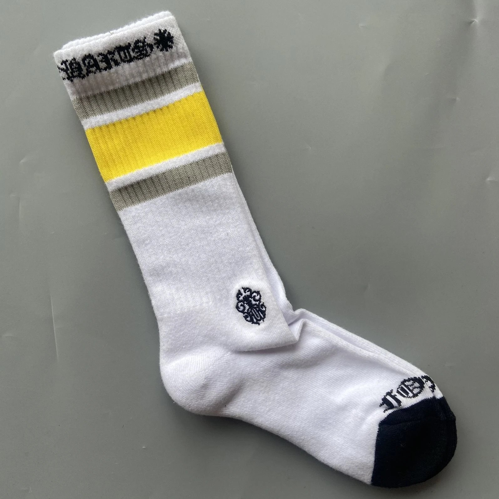 Chrome Hearts Socks Ribbed logo and lips graphic crew — Style 26