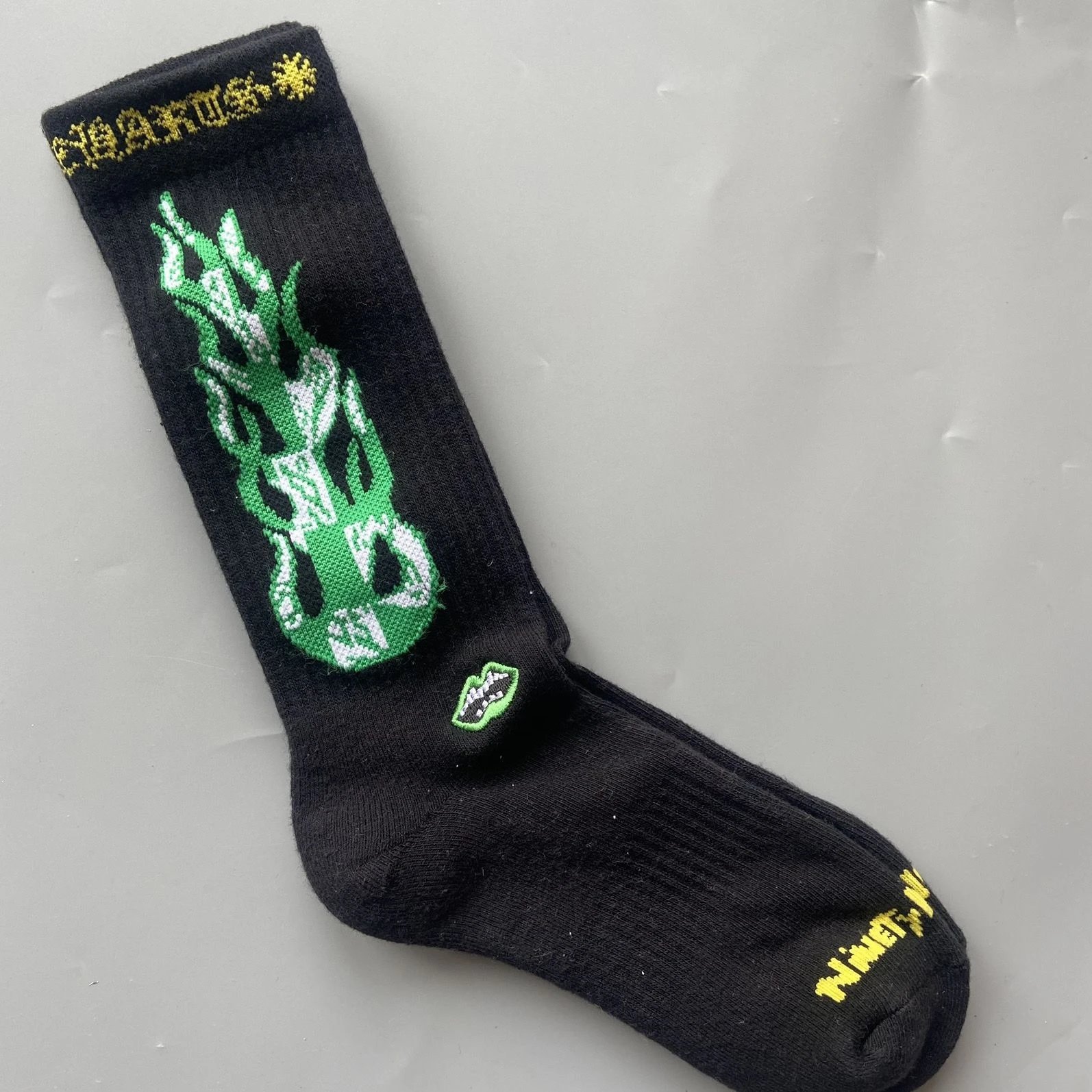 Chrome Hearts Socks Ribbed logo and lips graphic crew — Style 39