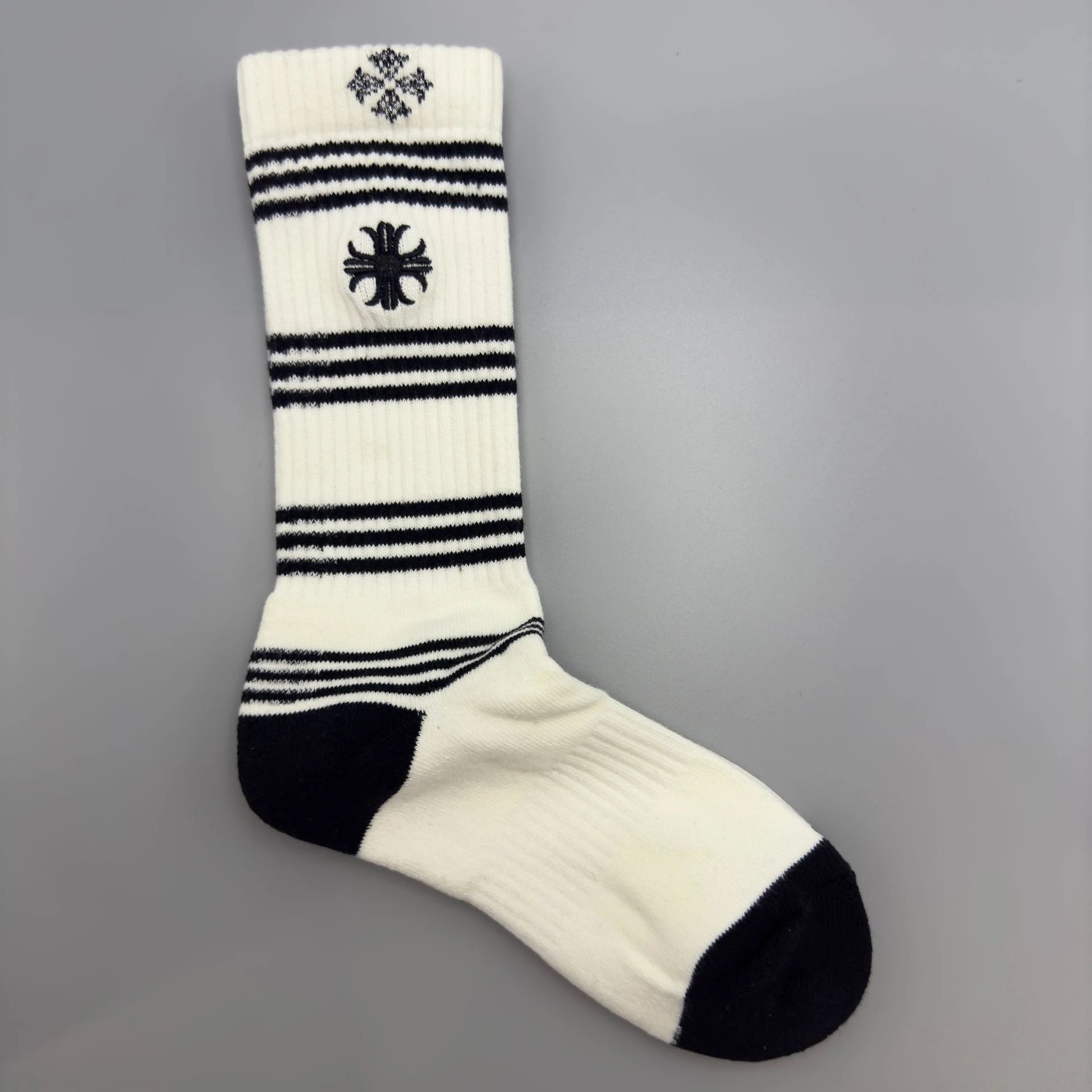 Chrome Hearts Socks Ribbed logo and lips graphic crew — Style 17