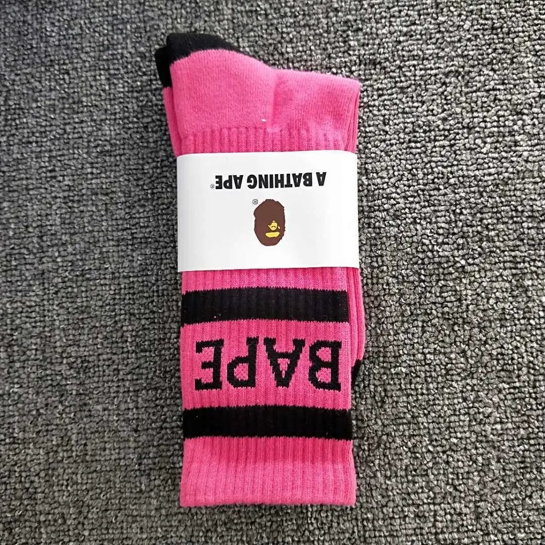 A Bathing Ape Socks Ribbed crew with Head logo — 7