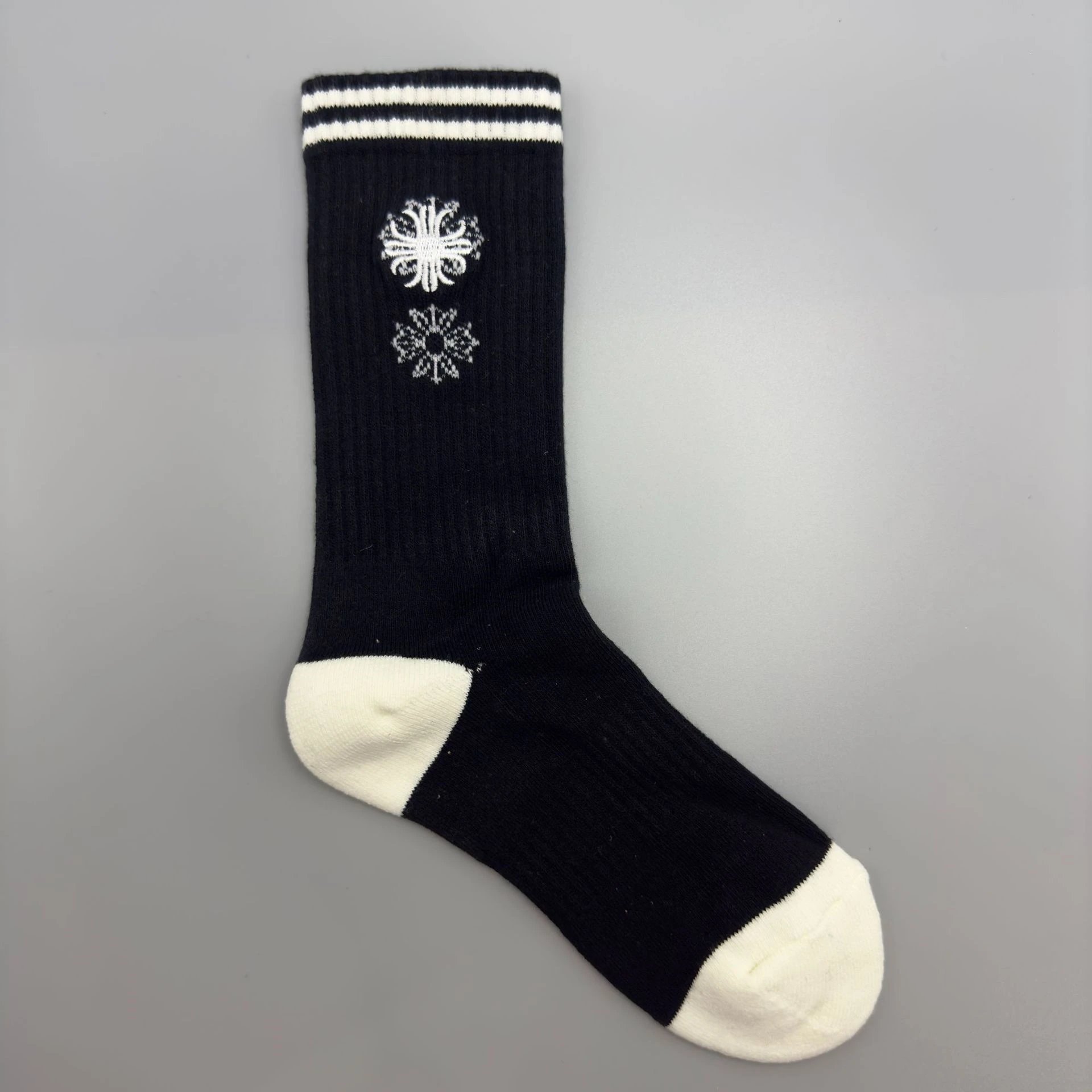 Chrome Hearts Socks Ribbed logo and lips graphic crew — Style 13