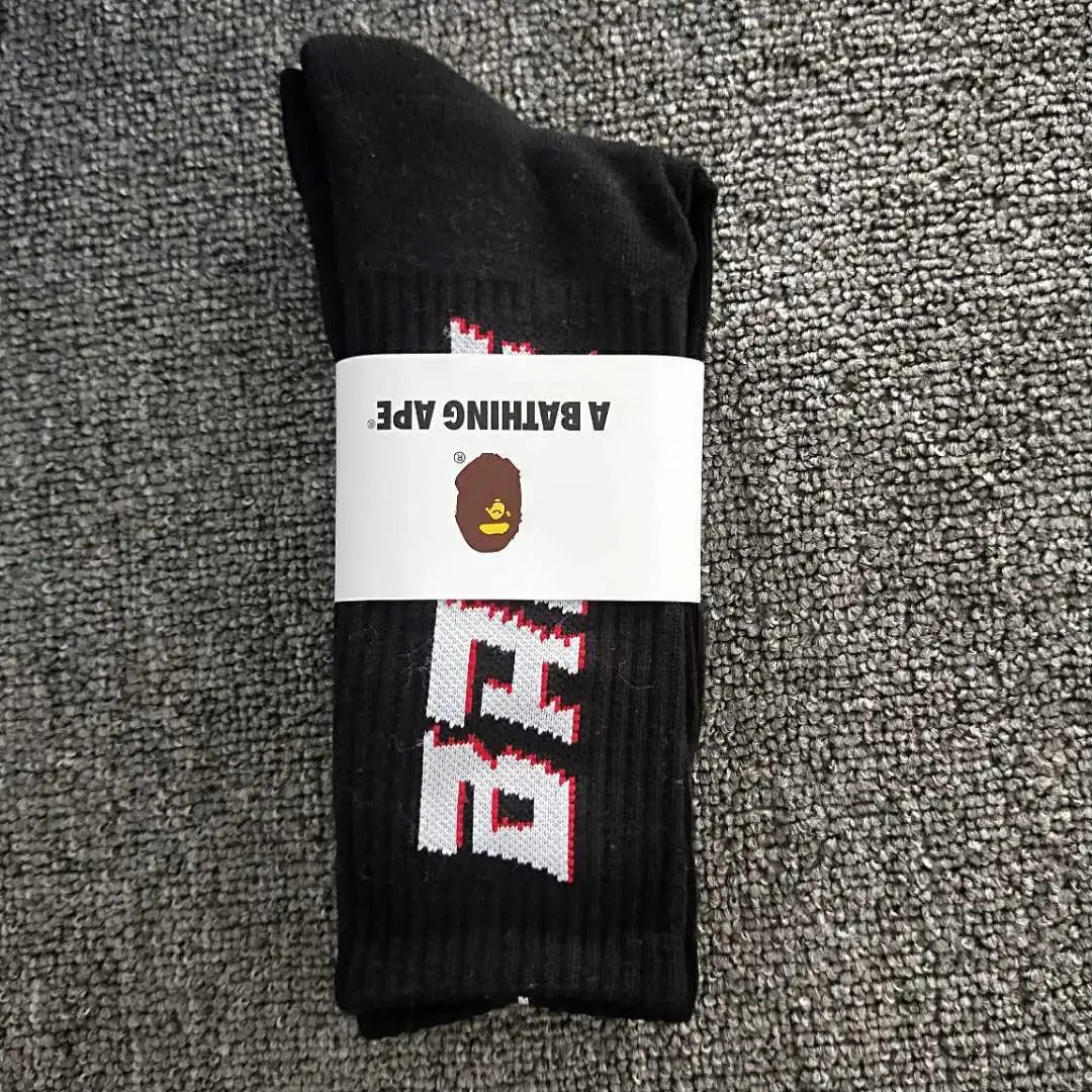 A Bathing Ape Socks Ribbed crew with Head logo — 20