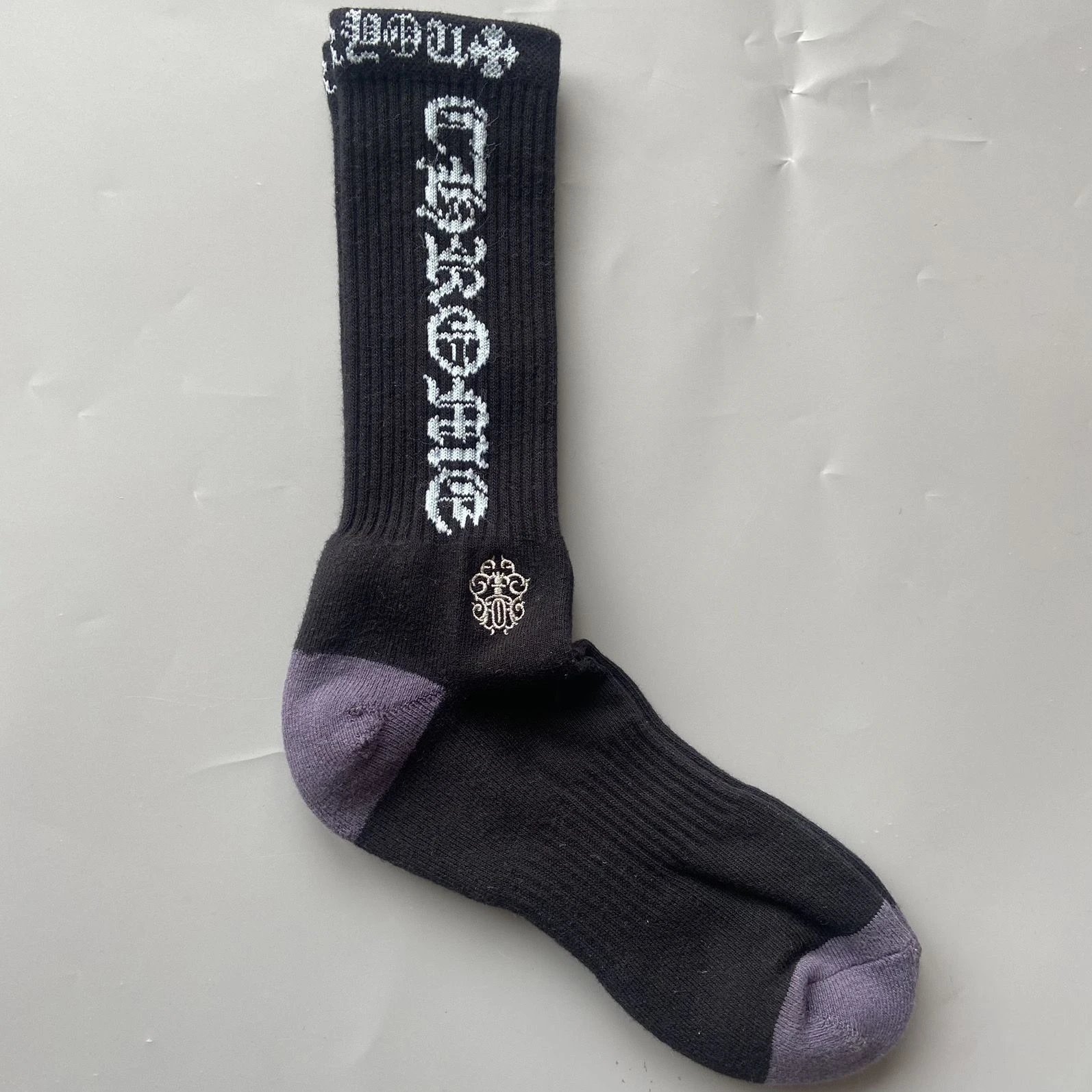 Chrome Hearts Socks Ribbed logo and lips graphic crew — Style 35