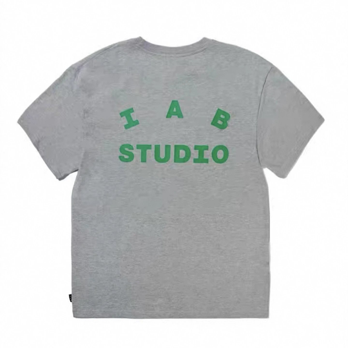 IAB Studio T-Shirts Seoul Logo Print — gray