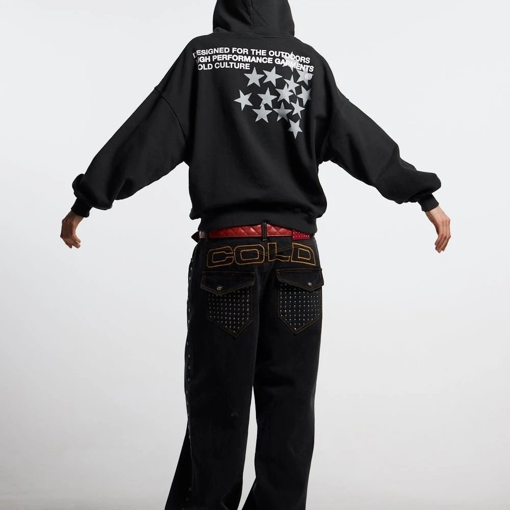 Unbranded Hoodies & Sweatshirts Oversized pullover hoodie with graphic back print image 3
