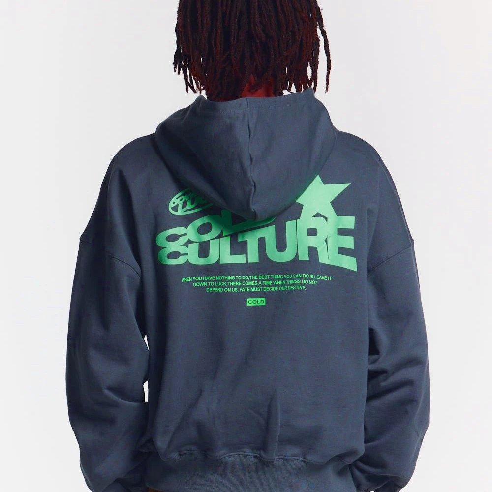 Unbranded Hoodies & Sweatshirts Oversized pullover hoodie with graphic back print image 4