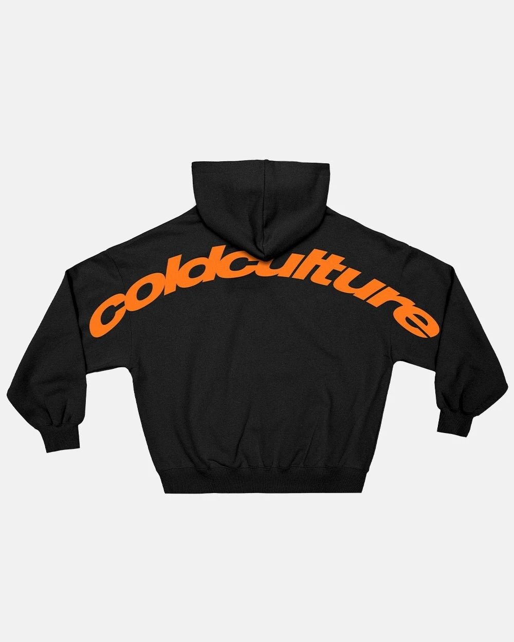 Cold Culture Hoodies & Sweatshirts Hooded sweatshirt with arched back logo print — Arc-Black A