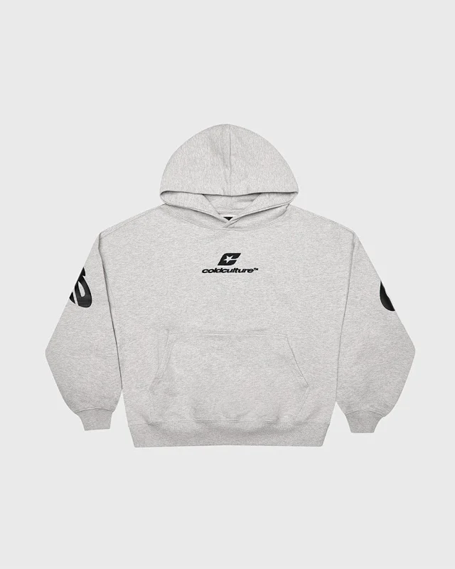Cold Culture Hoodies & Sweatshirts Hooded sweatshirt with arched back logo print product detail image 15
