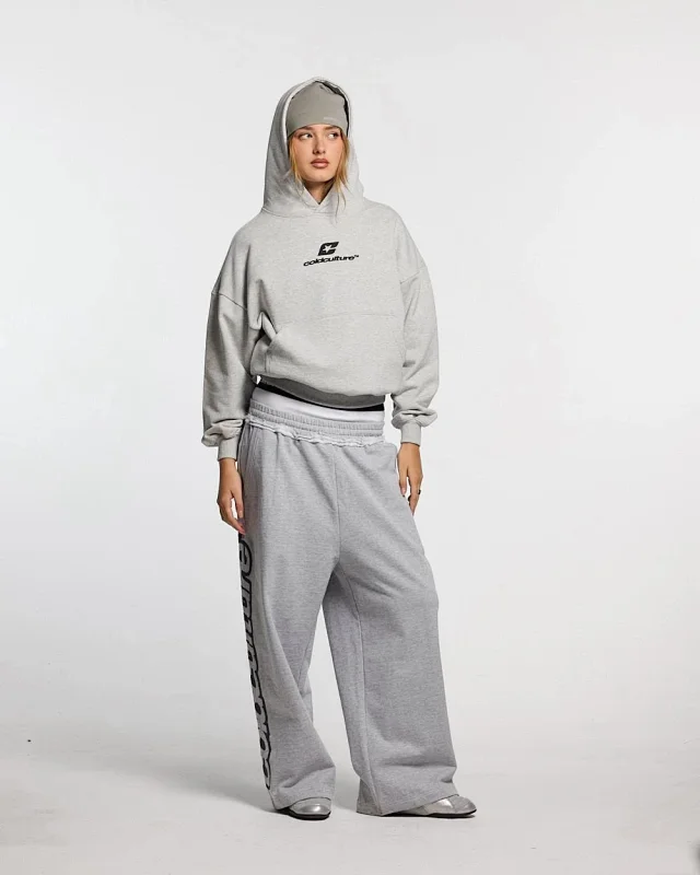 Cold Culture Hoodies & Sweatshirts Hooded sweatshirt with arched back logo print product detail image 16