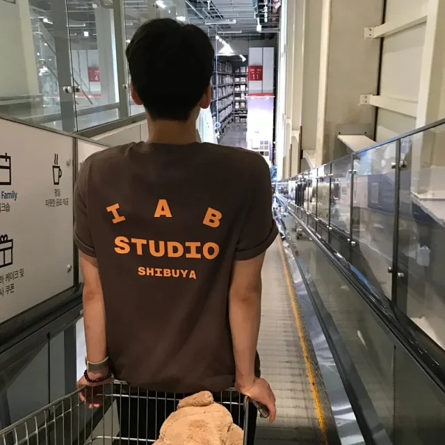 IAB Studio T-Shirts Seoul Logo Print product detail image 19