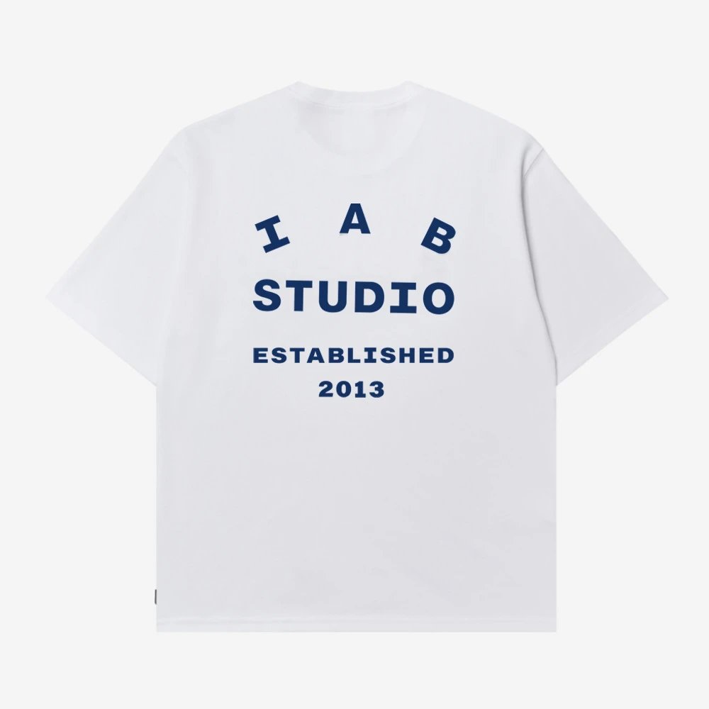 IAB Studio T-Shirts Seoul Logo Print — white-2013