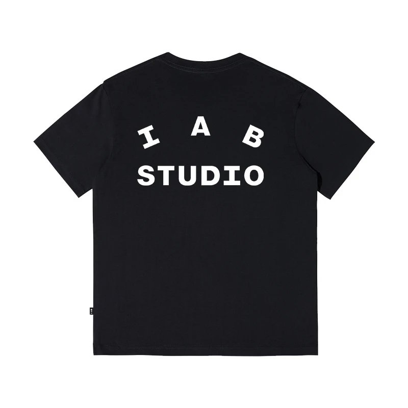 IAB Studio T-Shirts Seoul Logo Print — Black