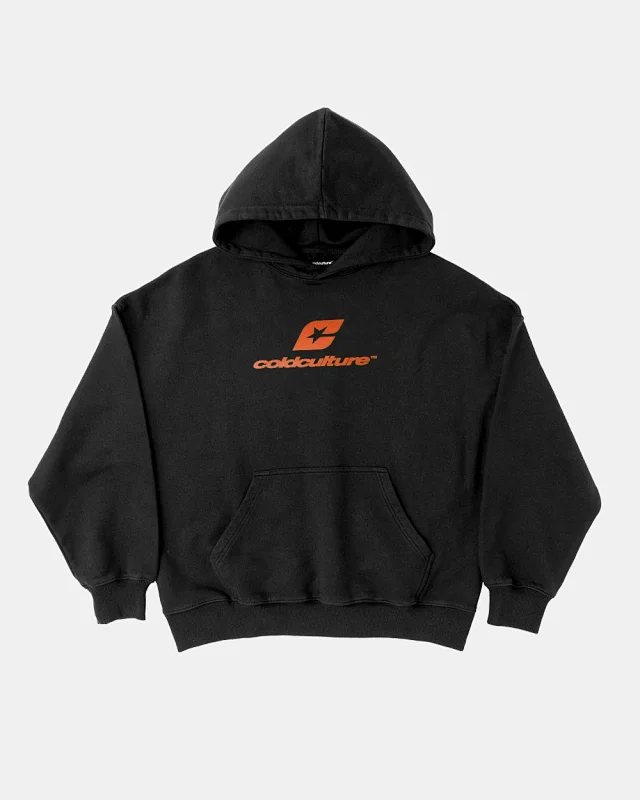 Cold Culture Hoodies & Sweatshirts Hooded sweatshirt with arched back logo print product detail image 7