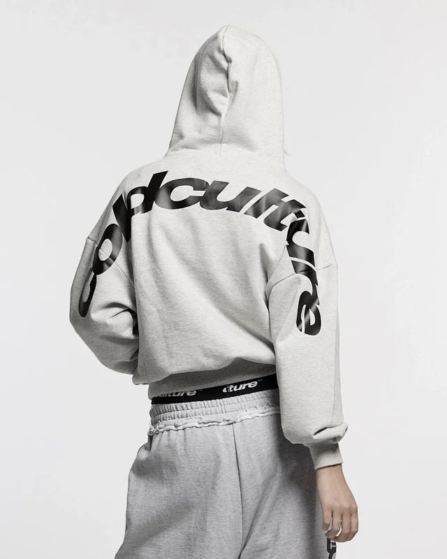Cold Culture Hoodies & Sweatshirts Hooded sweatshirt with arched back logo print product detail image 17