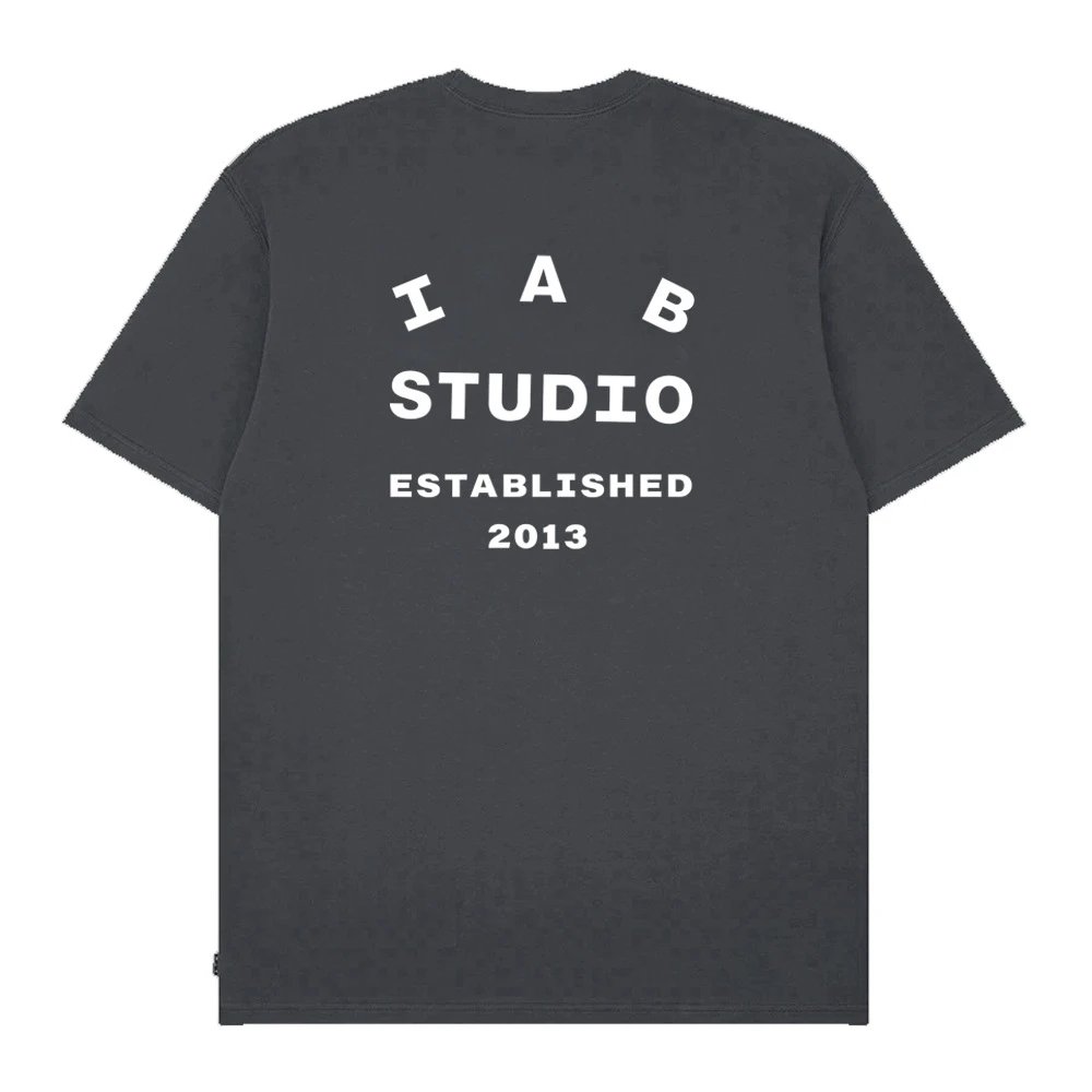 IAB Studio T-Shirts Seoul Logo Print — Black-2013