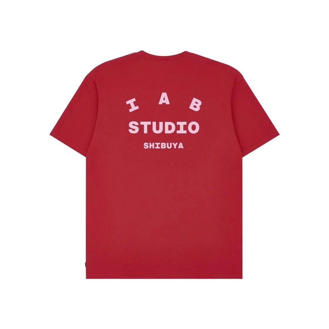 IAB Studio T-Shirts Seoul Logo Print — Red-SHIBUYA