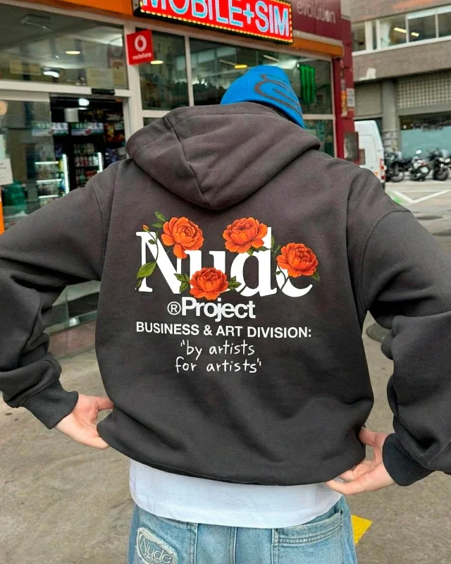 Nude Project Hoodies & Sweatshirts Graphic-print pullover hoodie product detail image 12