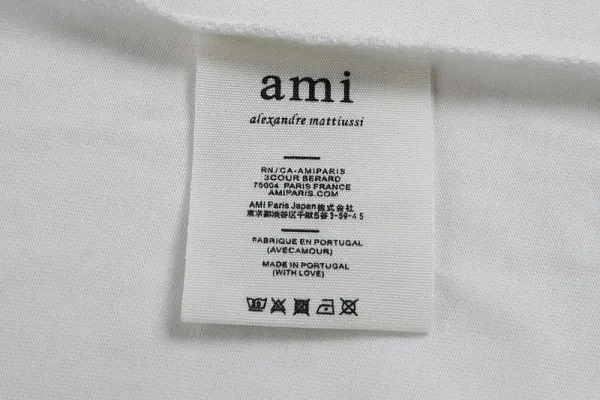 Ami Paris Collegiate Navy T-Shirt - 19