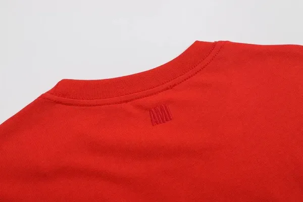 Ami Paris Collegiate Navy T-Shirt - 43