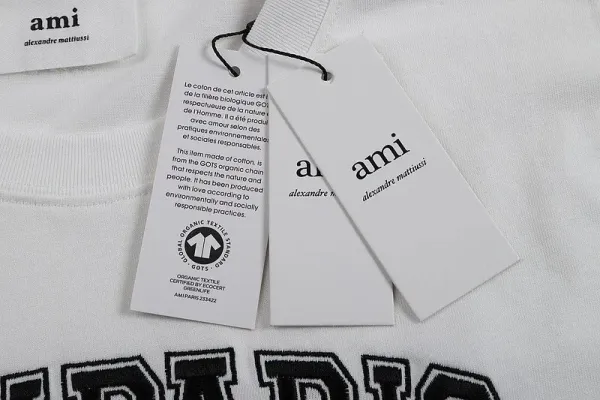 Ami Paris Collegiate Navy T-Shirt - 24