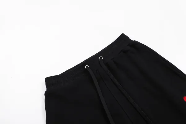 Comme des Garçons Play Heart Logo White Sweatpants - 9