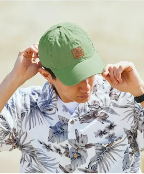 Carhartt WIP Logo Patch Baseball Cap Army Green - 20