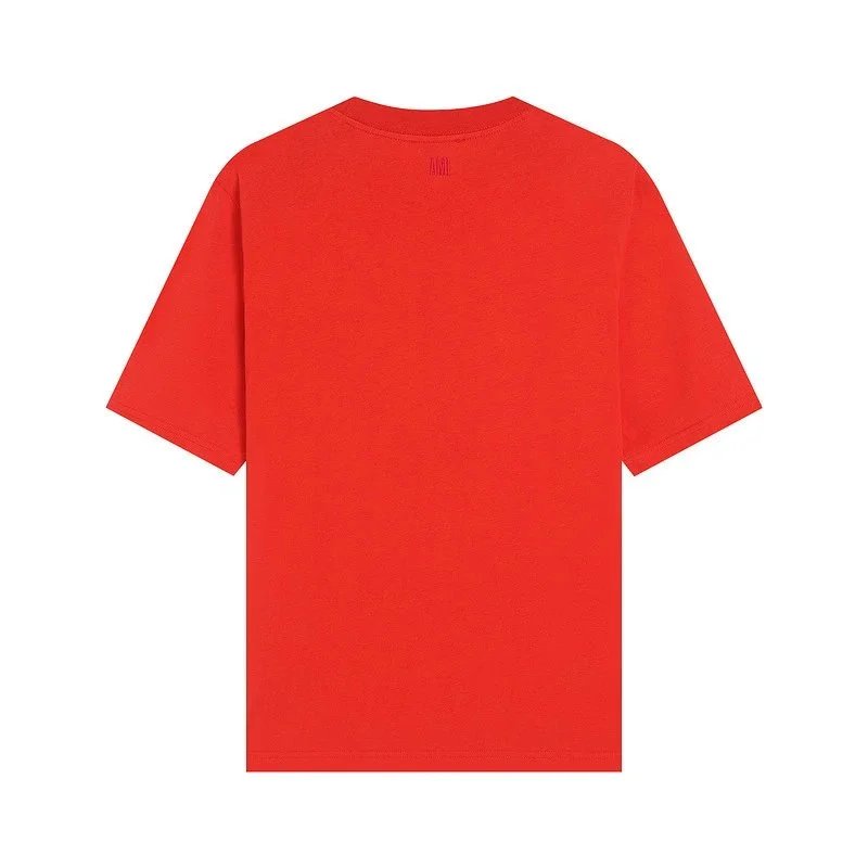 Ami Paris Collegiate Navy T-Shirt - 9