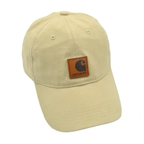 Carhartt WIP Logo Patch Baseball Cap Beige - 1
