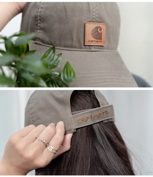 Carhartt WIP Logo Patch Baseball Cap Army Green - 13