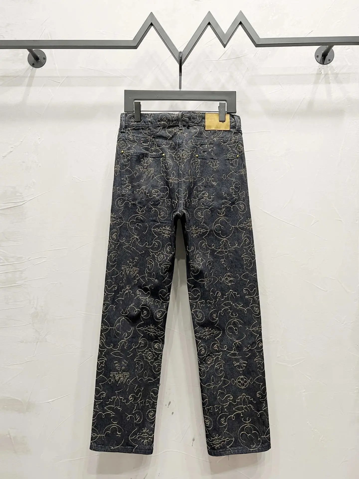 Balenciaga Pixelated Patchwork Jeans Blue Multicolor - 31