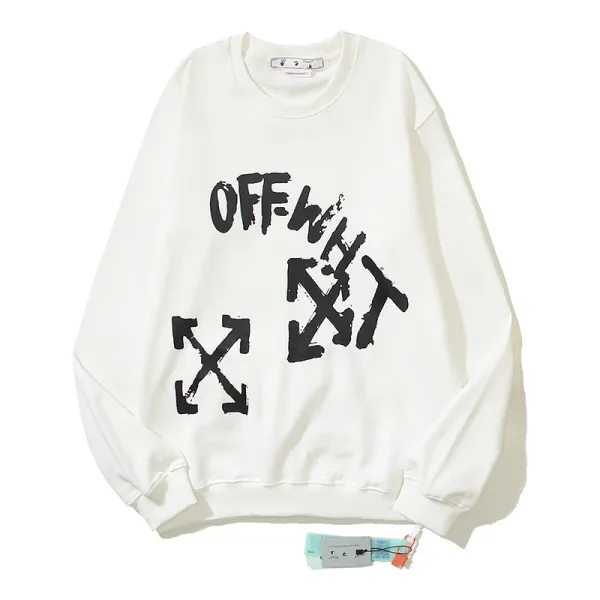 Off-White Mona Lisa Tape Red Sweatshirt - 30