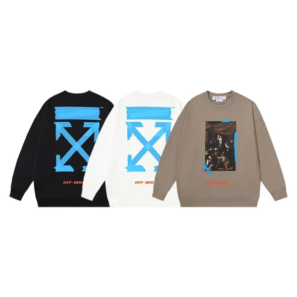 Off-White™ x Caravaggio Print Black Hoodie - 18