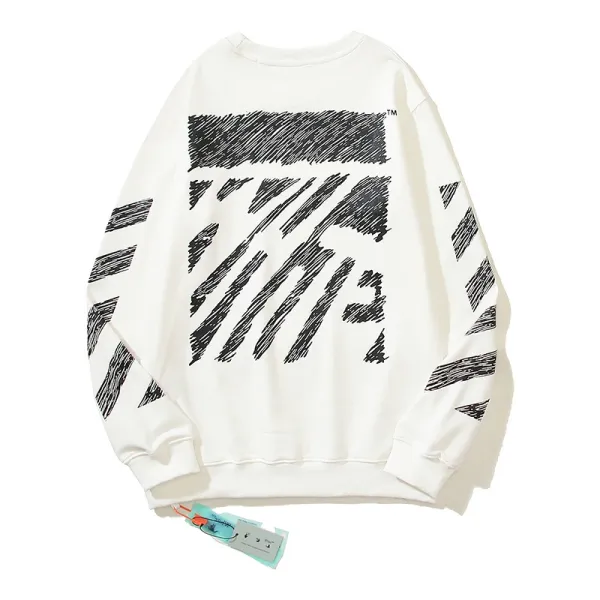 Off-White Mona Lisa Tape Red Sweatshirt - 19