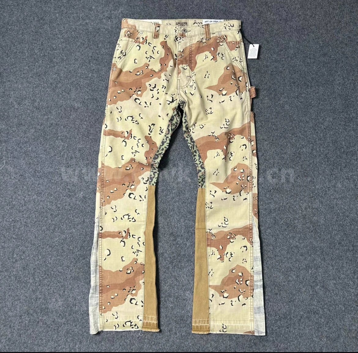 Gallery Dept x Carhartt WIP Camo Patchwork Work Pants - 1