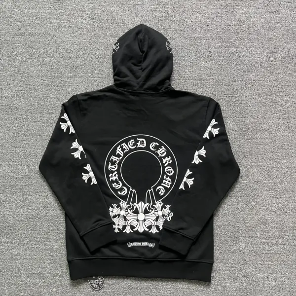Chrome Hearts x Everythiings Supply The Demand Black Hoodie - 10