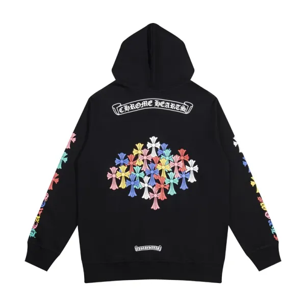 Chrome Hearts x Everythiings Supply The Demand Black Hoodie - 33